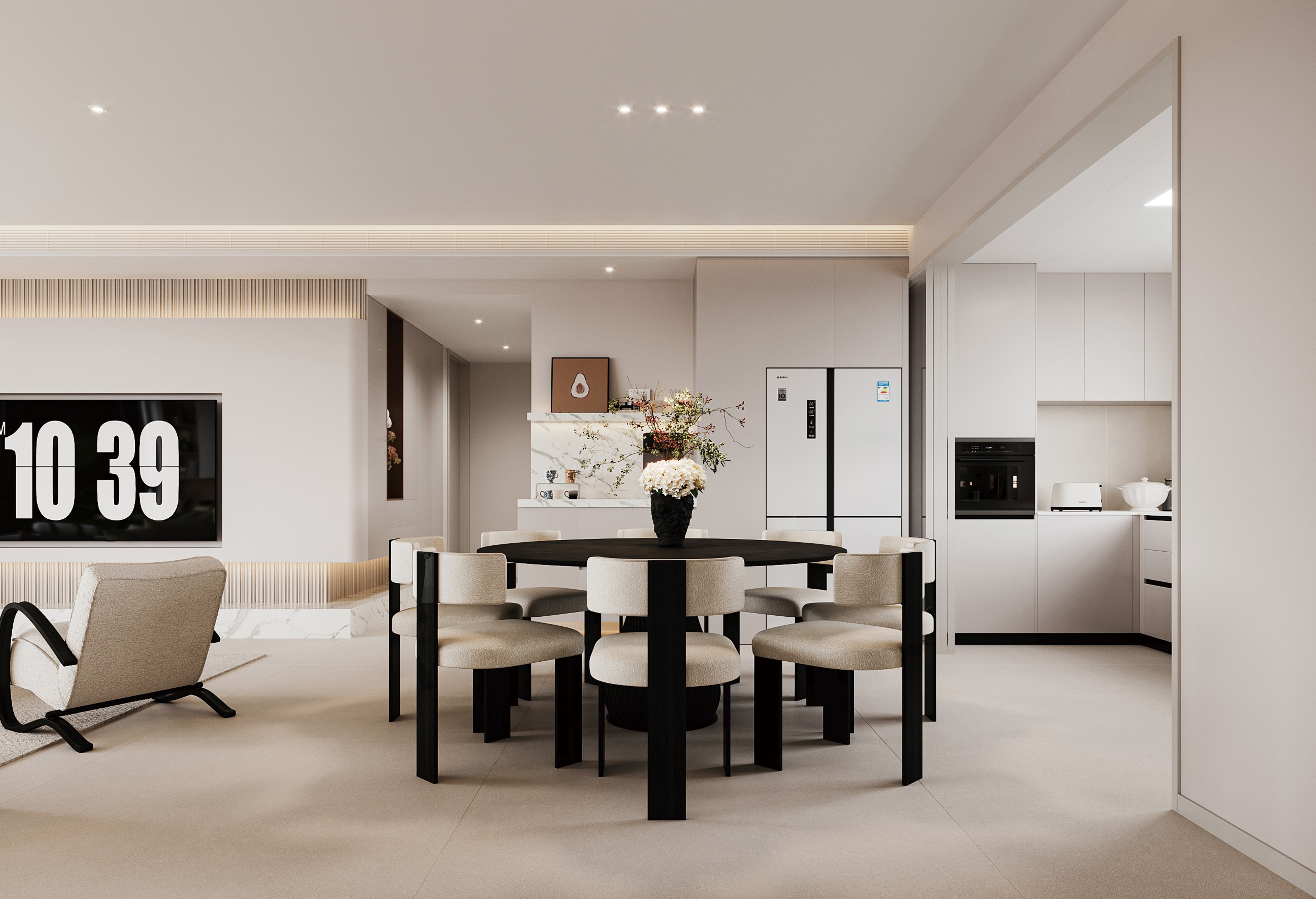 半島華府 | 143㎡詩意奶油風(fēng)，每一個(gè)細(xì)節(jié)都自帶溫柔暖意