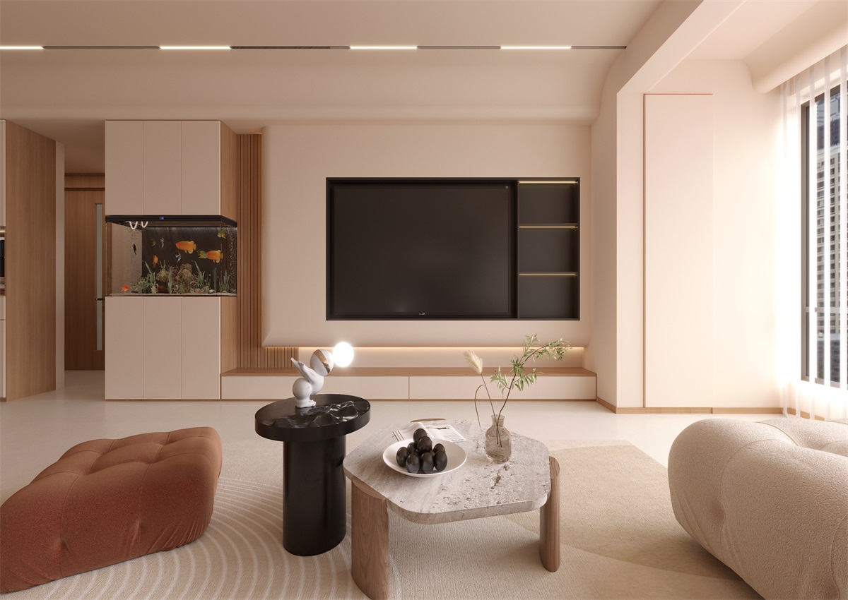 中海九樾143㎡ | 原木奶油風(fēng)的家，越看越愛(ài)！