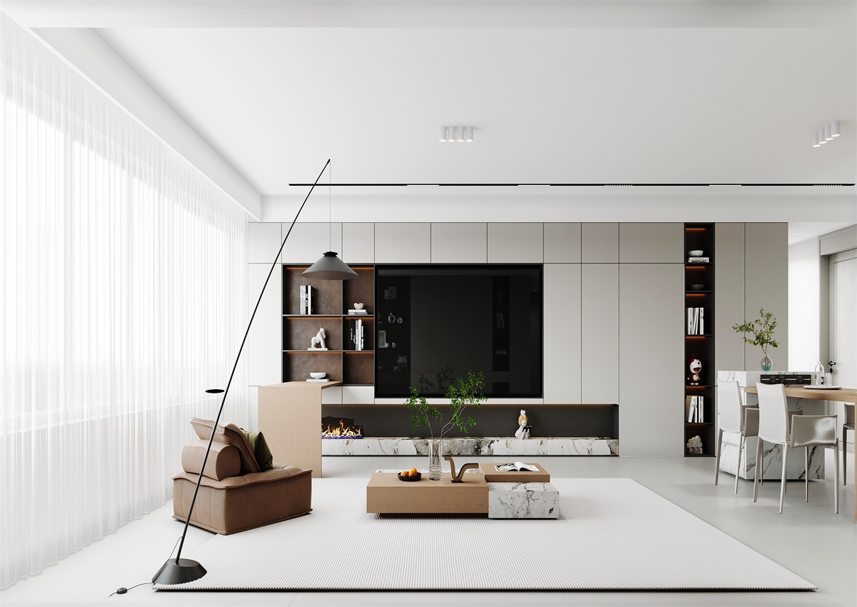 中海華樾143㎡ | 三口之家的極簡(jiǎn)主義，審美+功能雙雙在線！