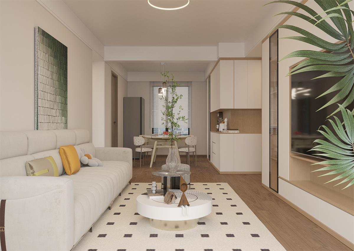 中房西悅府 | 簡(jiǎn)約不失高級(jí)，127㎡原木奶油風(fēng)滿是松弛感！