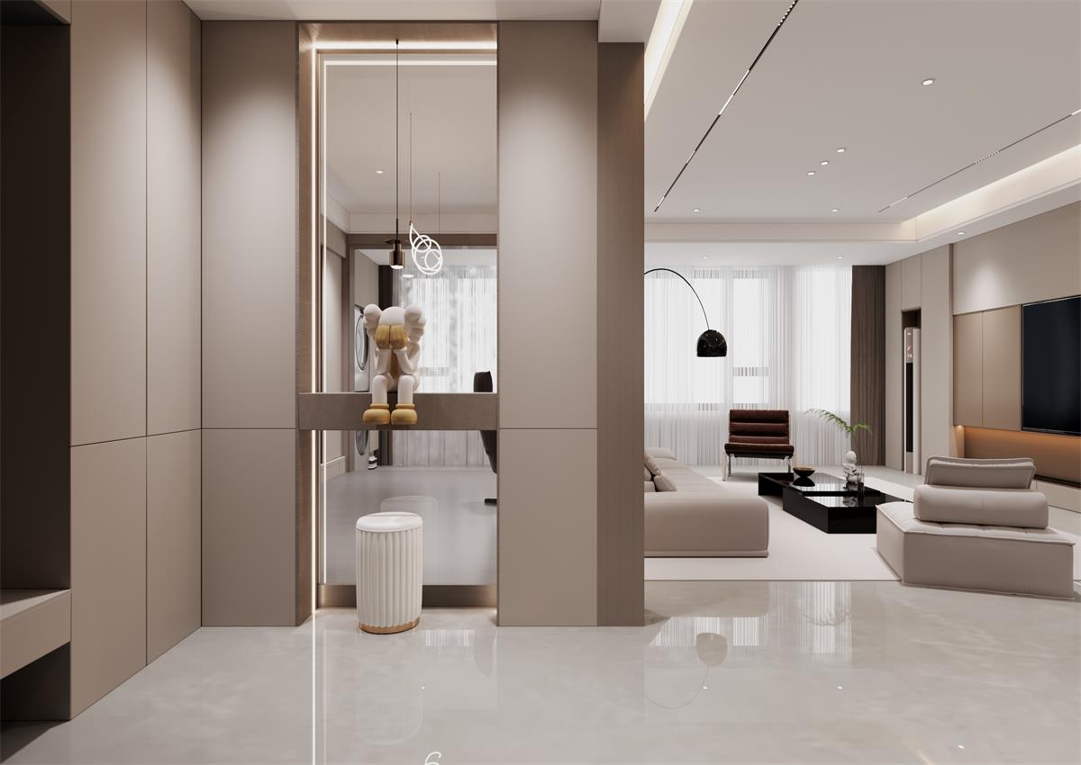 玉庭華府146㎡ | 自帶高級(jí)感的意式極簡(jiǎn)家，一進(jìn)門(mén)就想哇塞！