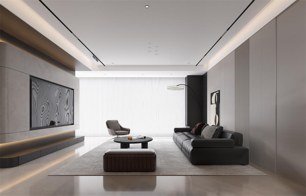 中海華樾133㎡ | 看不膩的「黑白極簡」王炸組合！高級感原地封神！