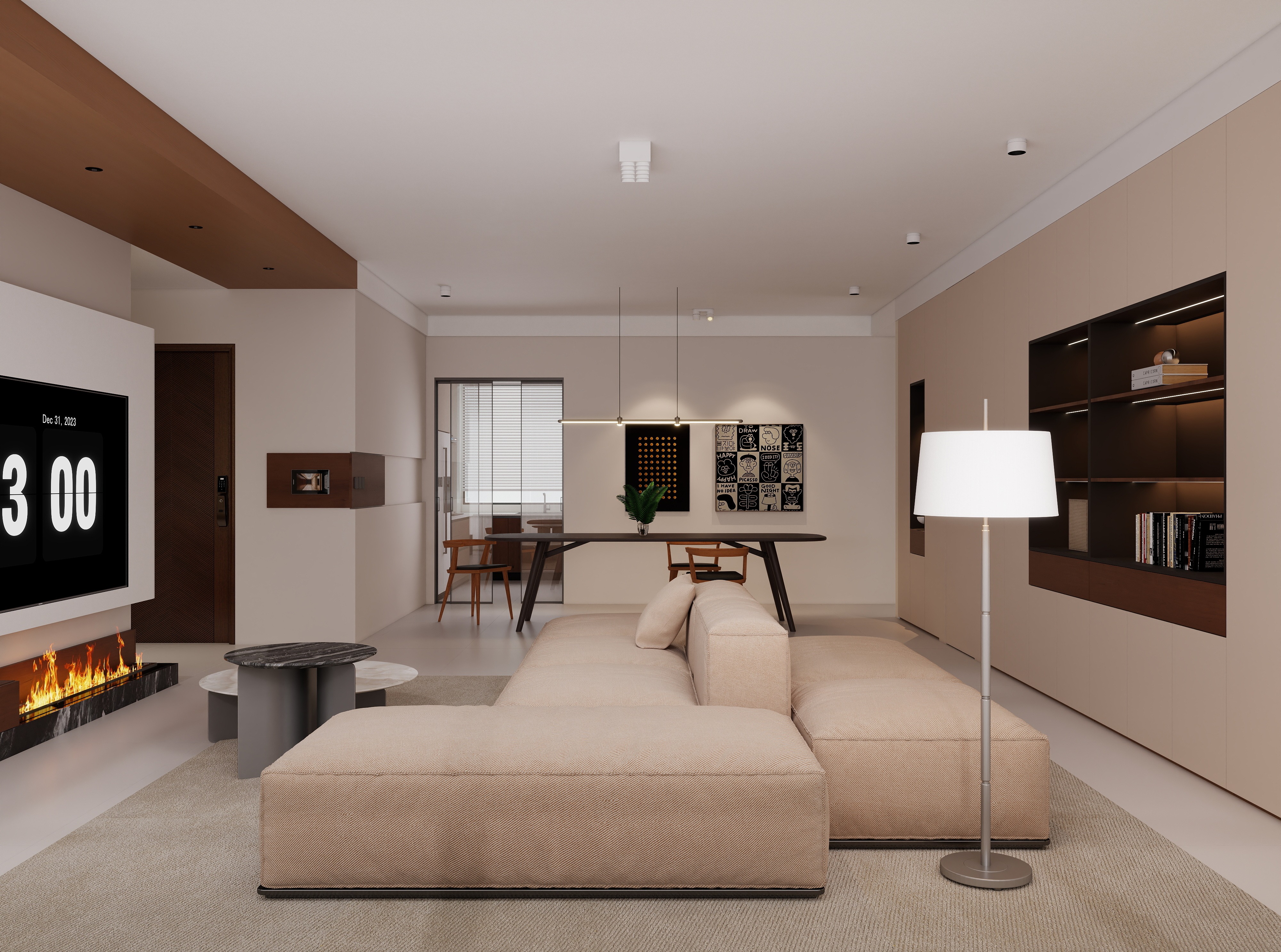 民生北府143㎡ | 極簡主義的生活哲學(xué)，在市中心過上隱居生活~