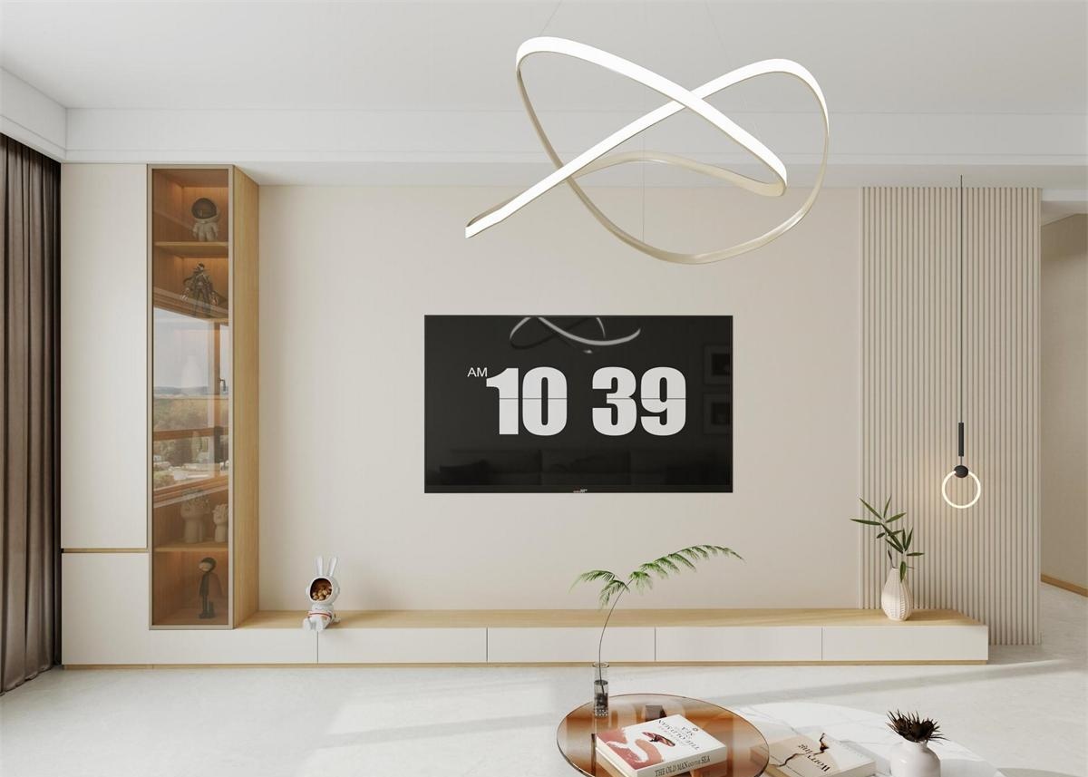 魯銀瀧璽126㎡ | 溫柔感溢出屏幕！『簡約+奶油』看一百遍也不膩