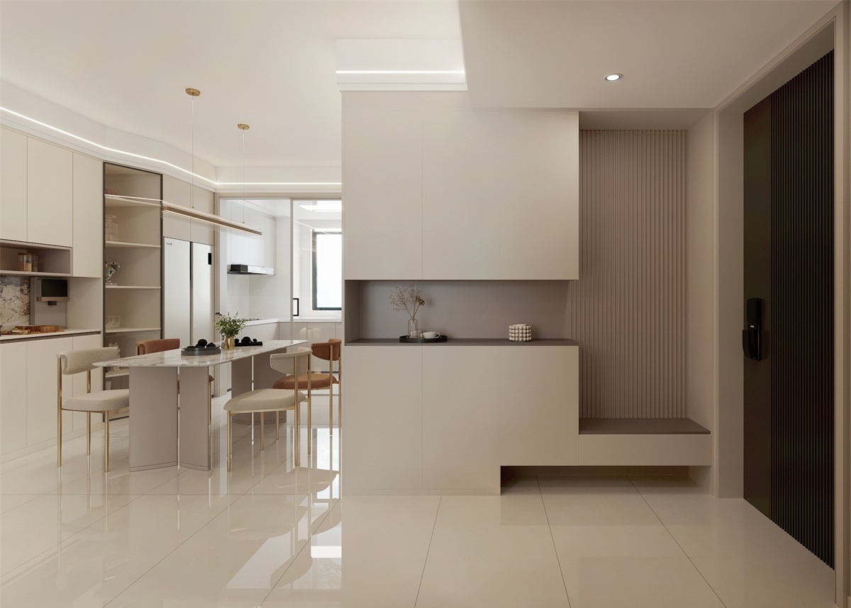 中海河山郡 | 聽勸！裝修少看點網(wǎng)紅設(shè)計，119㎡簡約風(fēng)小家溫馨又耐看！