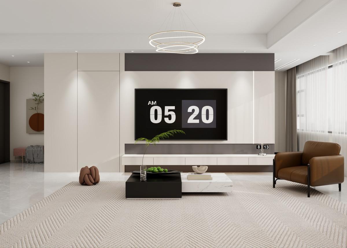 玉庭華府 | 135㎡現(xiàn)代簡(jiǎn)約風(fēng)，給生活做減法，舒適加倍！