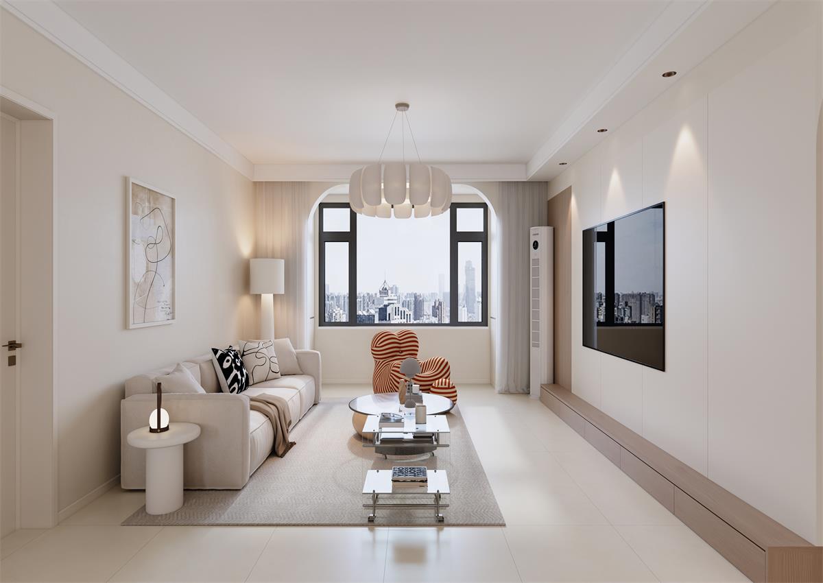 悅?！ぬ鞚櫢?53㎡ | 自帶溫柔濾鏡！奶油風的家簡直是「松弛感」頂流！