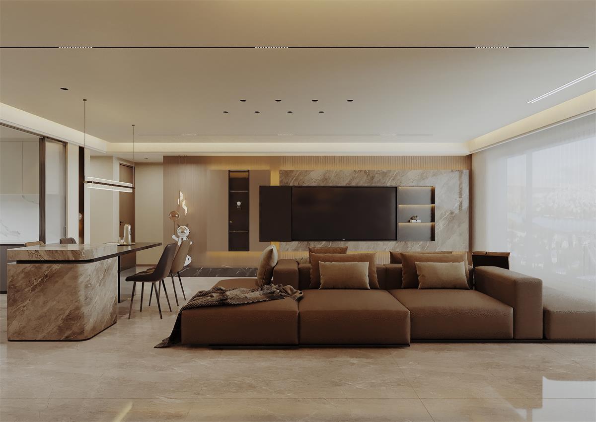 中恒央御143㎡ | 朋友說：品味不錯(cuò)哦！你家意式輕奢風(fēng)顯貴又好看