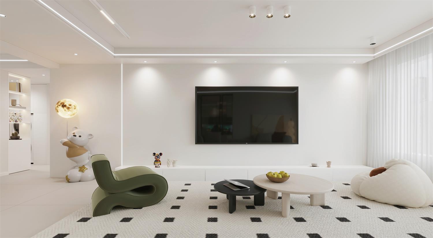 閱海萬(wàn)家G2區(qū) | 144m2軟軟糯糯奶油風(fēng)，一眼就淪陷的治愈感！