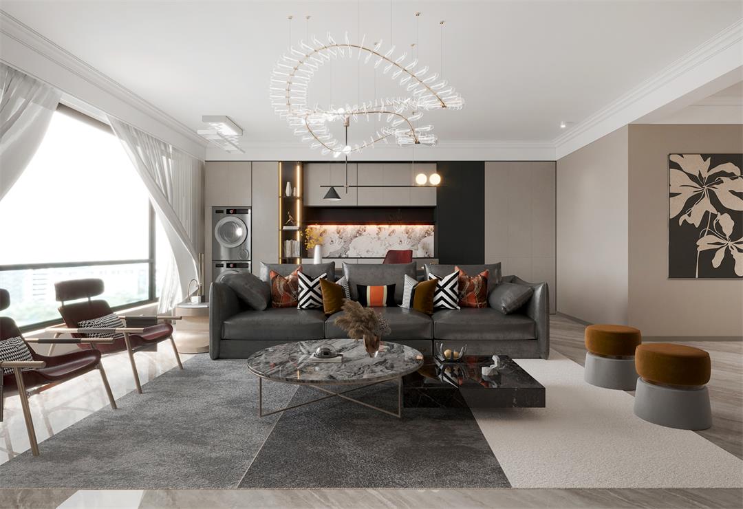 民生北府133㎡ | 沒(méi)跟風(fēng)！自己做主裝了現(xiàn)代風(fēng)的家，實(shí)用又耐看！