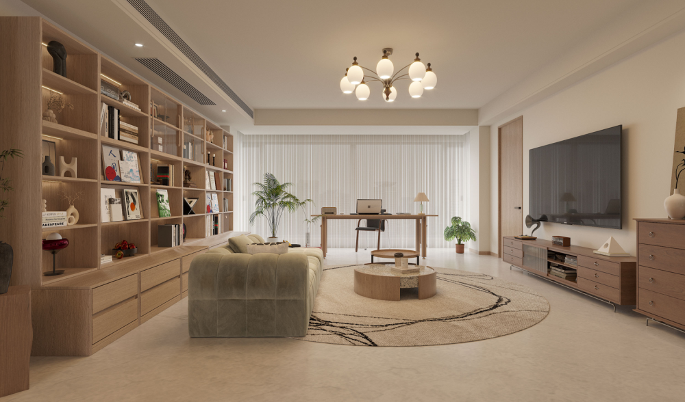 舊房改造 | 住進知識分子味的松弛原木家，170平“高智感”百看不厭！