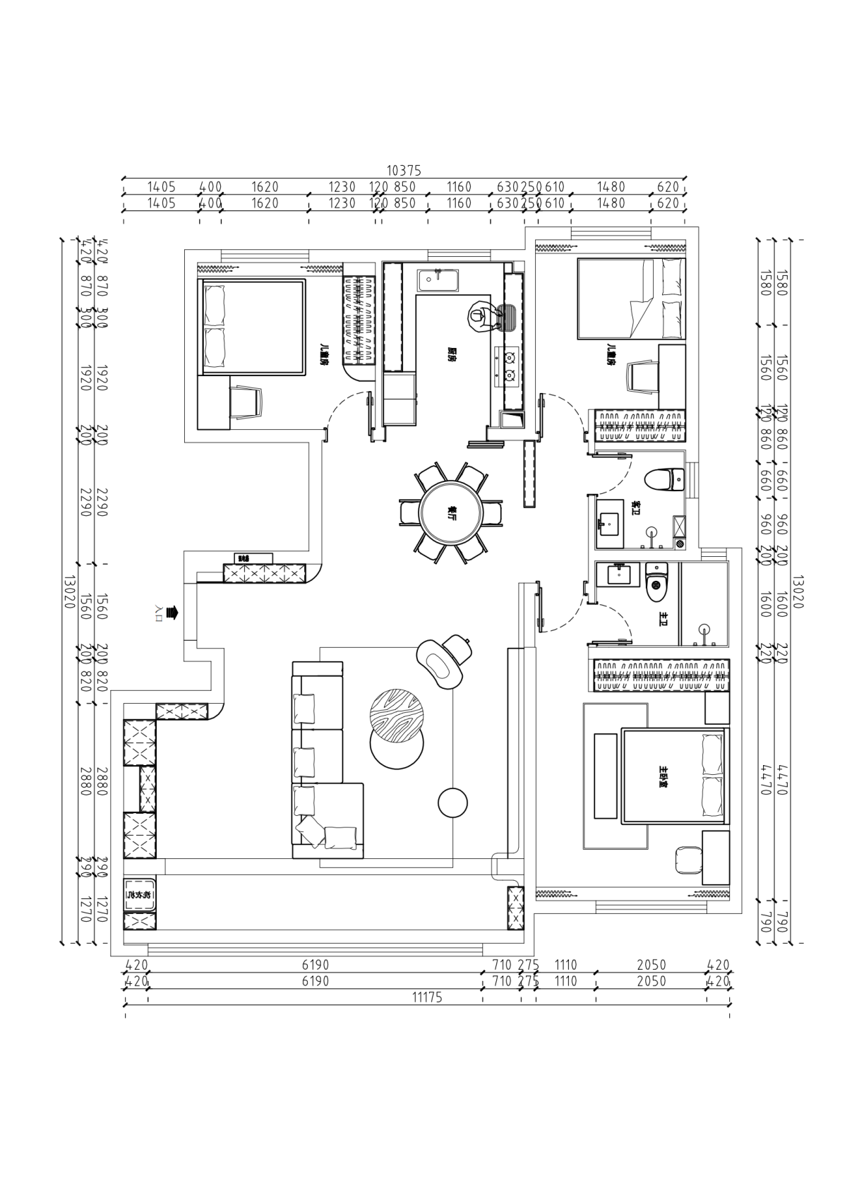 中海新都會(huì)135平米（二部實(shí)測） Model (1)_00